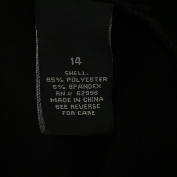 DRESSBARN COLLECTIONS BLACK DRESS BY  DRESSBARN COLLECTIONS  sz 14 - SOFT & SEXY - Picture 10 of 11